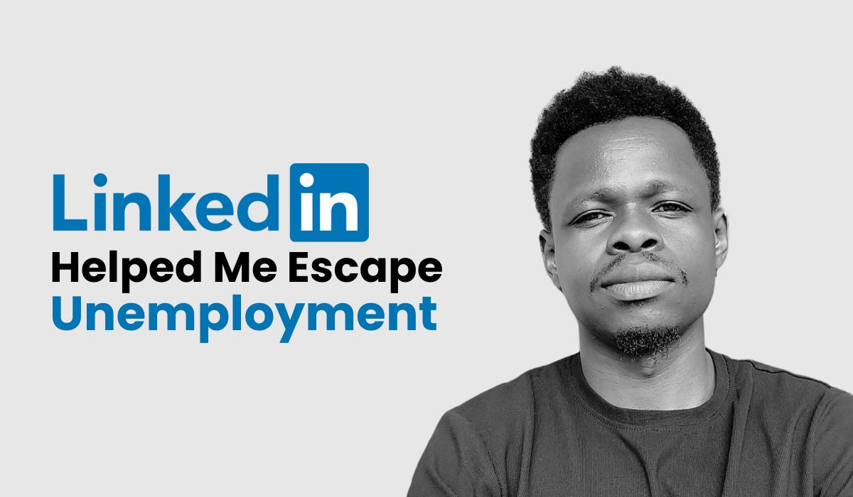 Shukuru's story on escaping unemployment using Linkedin
